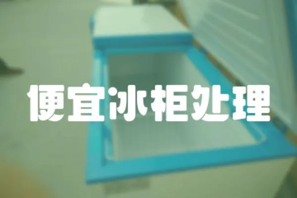 便宜冰柜處理