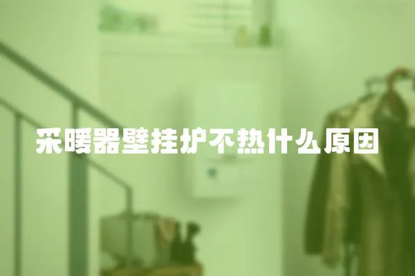 采暖器壁掛爐不熱什么原因