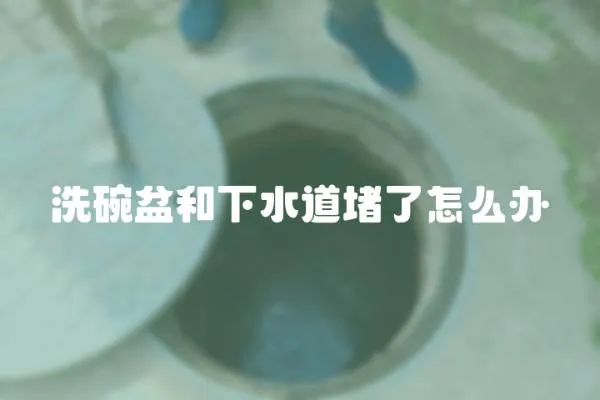 洗碗盆和下水道堵了怎么办