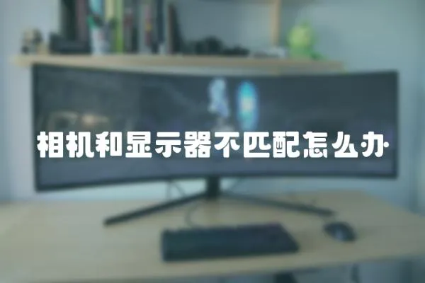 相機和顯示器不匹配怎么辦