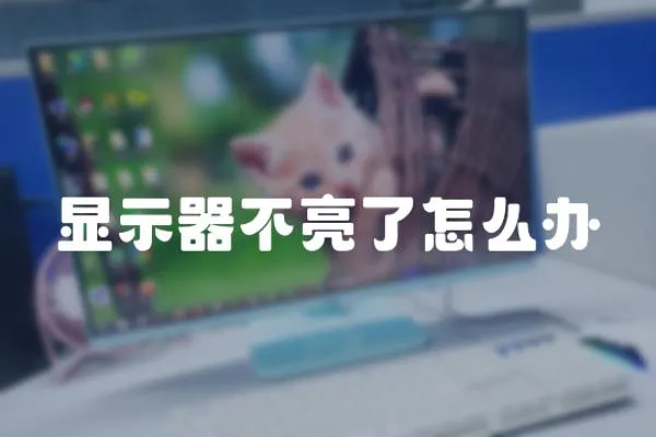 顯示器不亮了怎么辦
