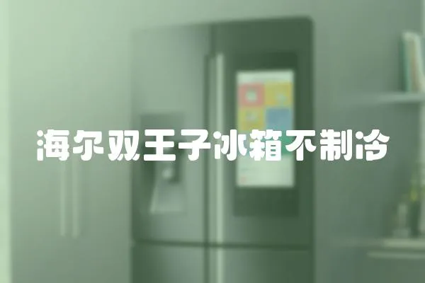海爾雙王子冰箱不制冷