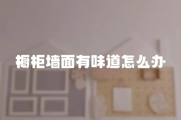 櫥柜墻面有味道怎么辦