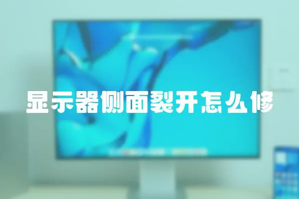 顯示器側面裂開怎么修