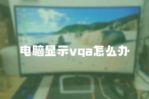 電腦顯示vga怎么辦