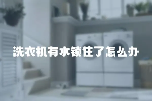 洗衣機(jī)有水鎖住了怎么辦