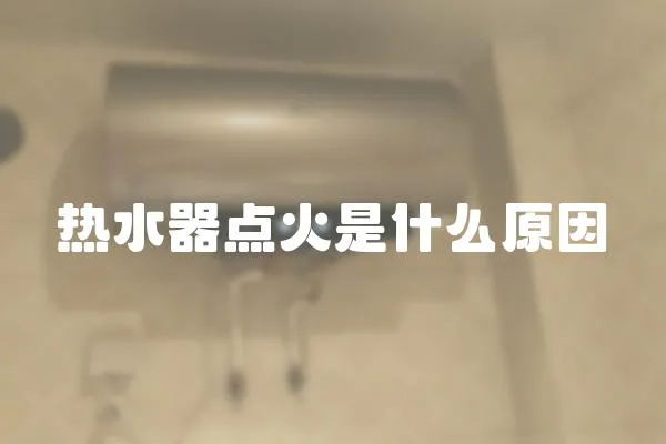 熱水器點(diǎn)火是什么原因
