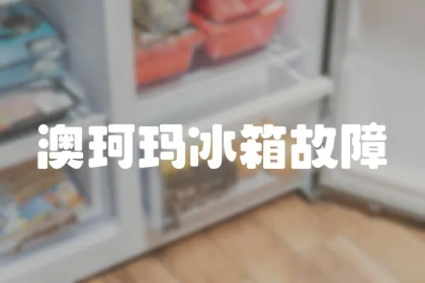 澳珂瑪冰箱故障