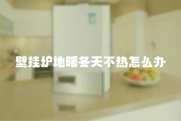 壁掛爐地暖冬天不熱怎么辦