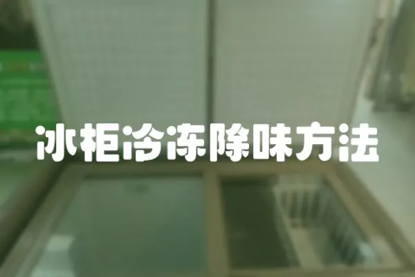 冰柜冷凍除味方法