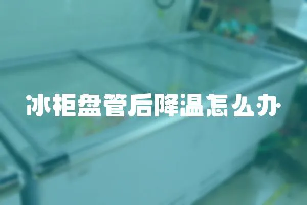 冰柜盤管后降溫怎么辦