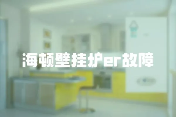 海頓壁掛爐er故障