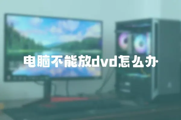 電腦不能放dvd怎么辦