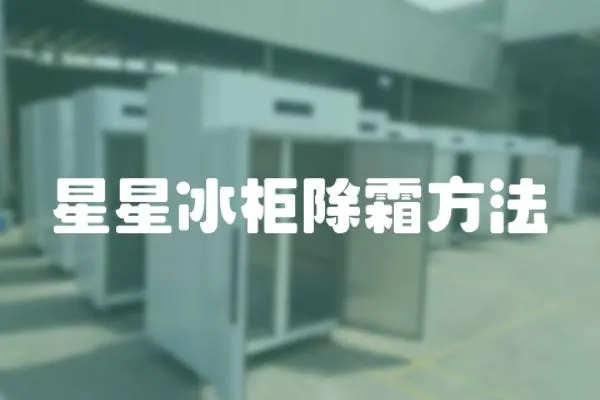 星星冰柜除霜方法
