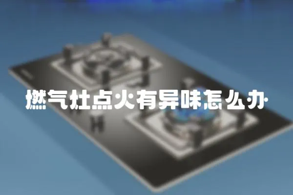 燃?xì)庠铧c(diǎn)火有異味怎么辦