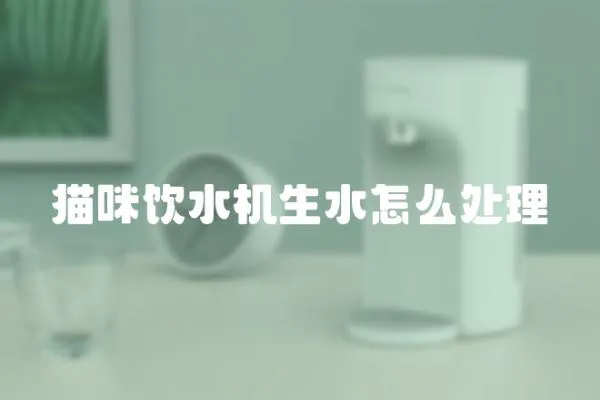 貓咪飲水機生水怎么處理