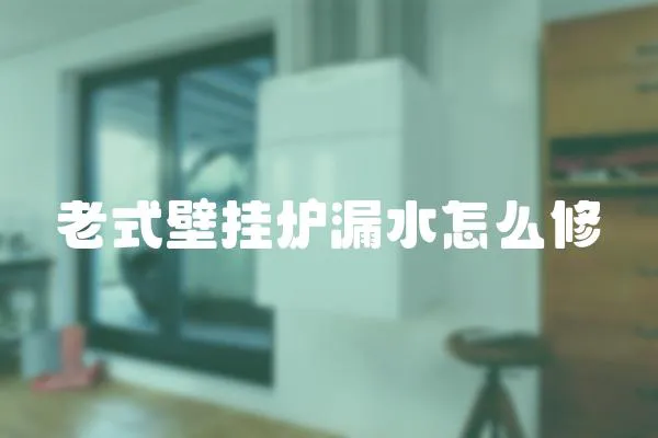 老式壁掛爐漏水怎么修