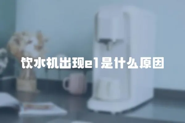 飲水機(jī)出現(xiàn)e1是什么原因