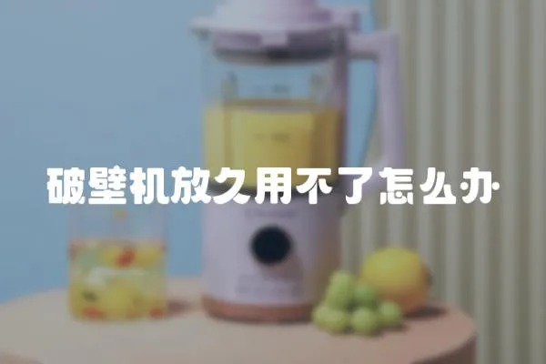 破壁機放久用不了怎么辦