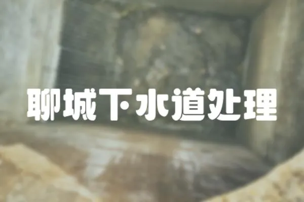 聊城下水道處理