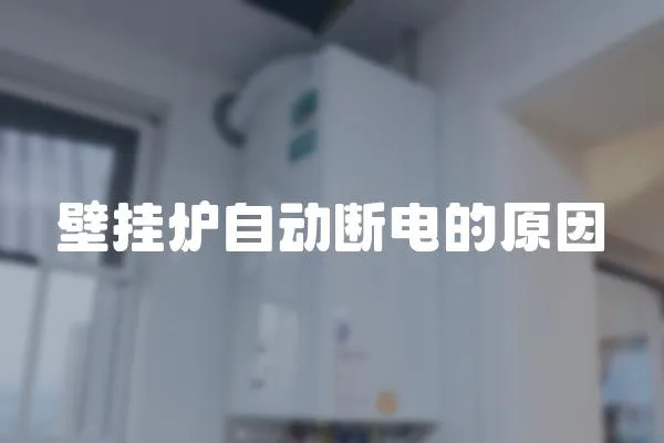 壁掛爐自動(dòng)斷電的原因