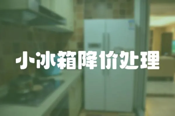 小冰箱降價處理
