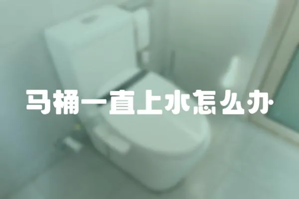 馬桶一直上水怎么辦