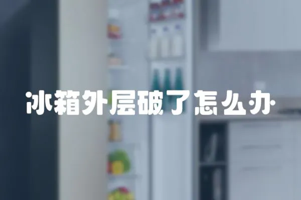 冰箱外層破了怎么辦