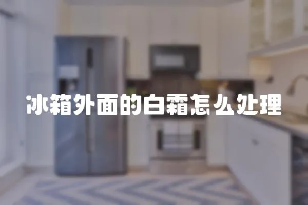 冰箱外面的白霜怎么處理
