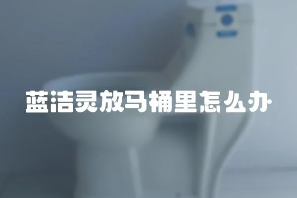 藍(lán)潔靈放馬桶里怎么辦