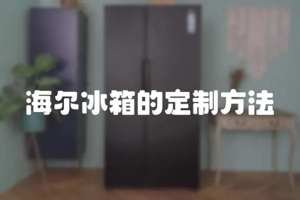 海爾冰箱的定制方法