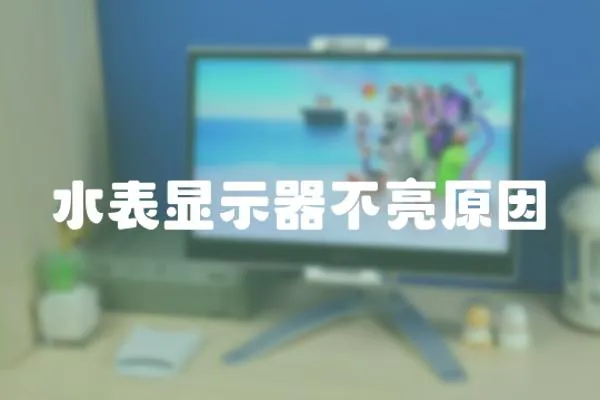 水表顯示器不亮原因