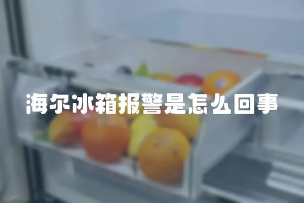 海爾冰箱報警是怎么回事