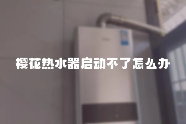 櫻花熱水器啟動不了怎么辦