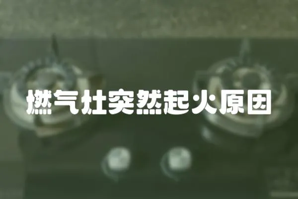 燃氣灶突然起火原因