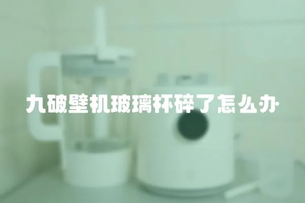 九破壁機玻璃杯碎了怎么辦