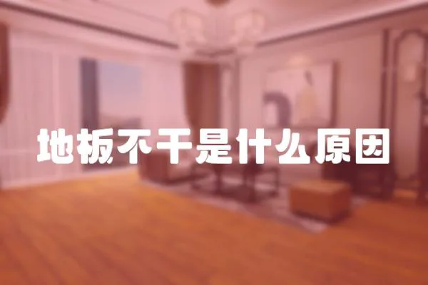 地板不干是什么原因