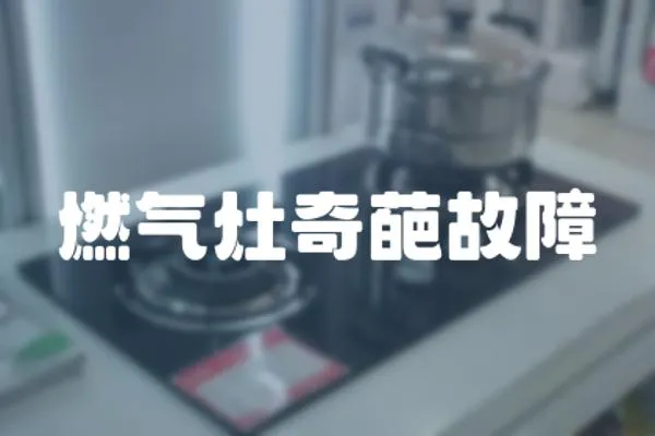 燃氣灶奇葩故障
