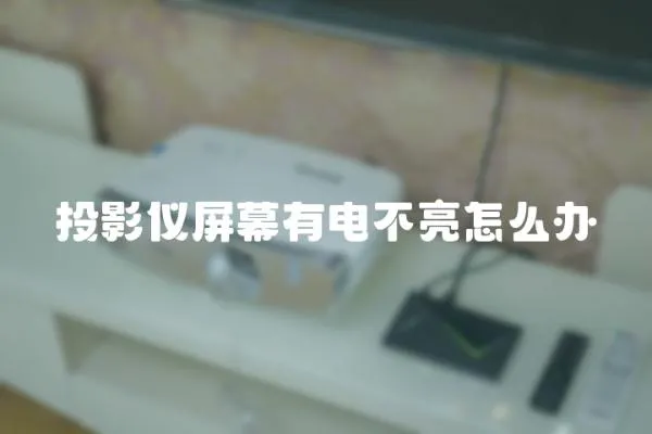 投影儀屏幕有電不亮怎么辦
