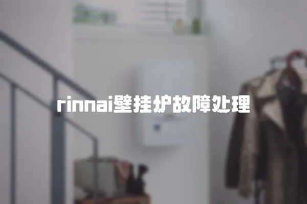 rinnai壁掛爐故障處理