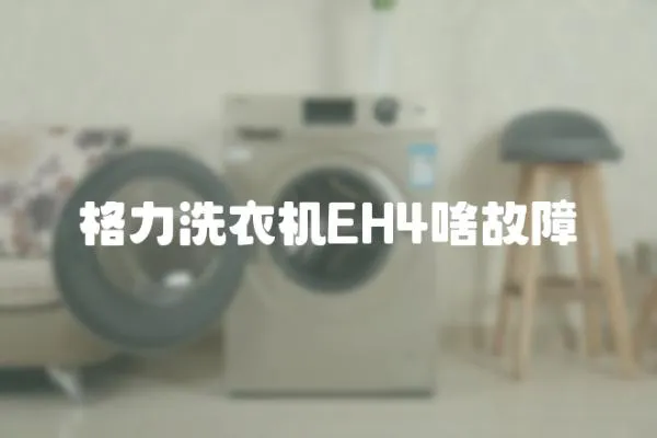 格力洗衣機EH4啥故障