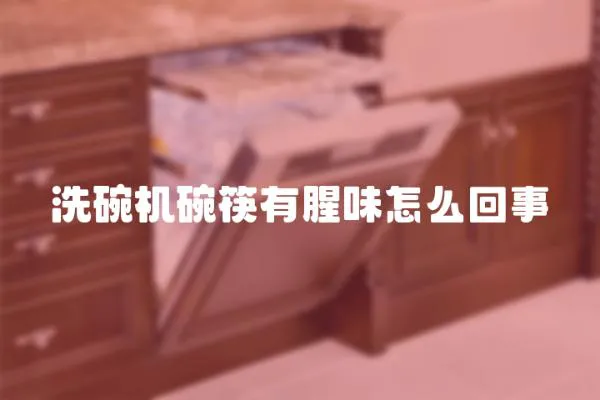 洗碗機碗筷有腥味怎么回事