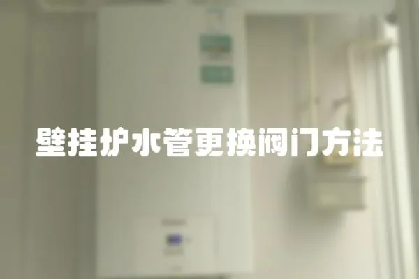 壁掛爐水管更換閥門方法