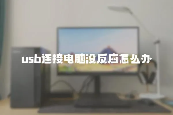 usb連接電腦沒反應怎么辦