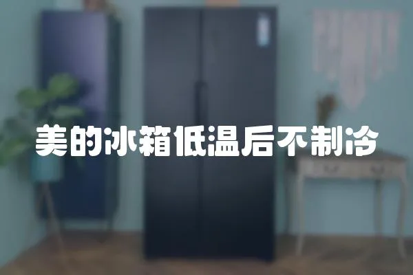 美的冰箱低溫后不制冷