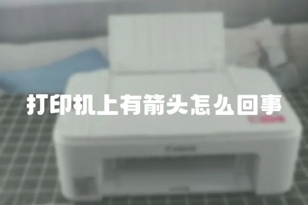 打印機上有箭頭怎么回事