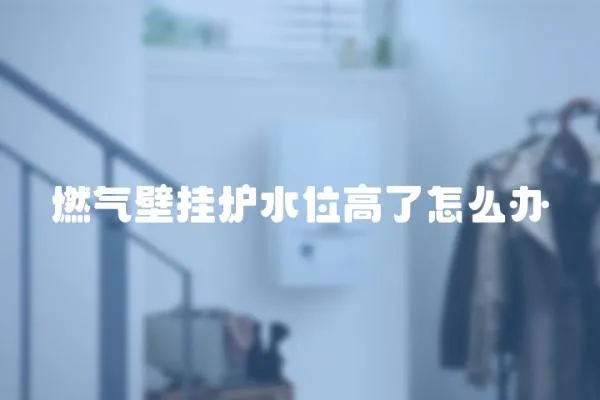 燃氣壁掛爐水位高了怎么辦