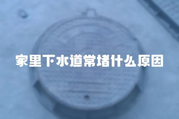 家里下水道常堵什么原因