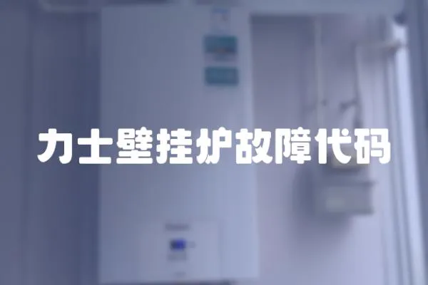 力士壁掛爐故障代碼