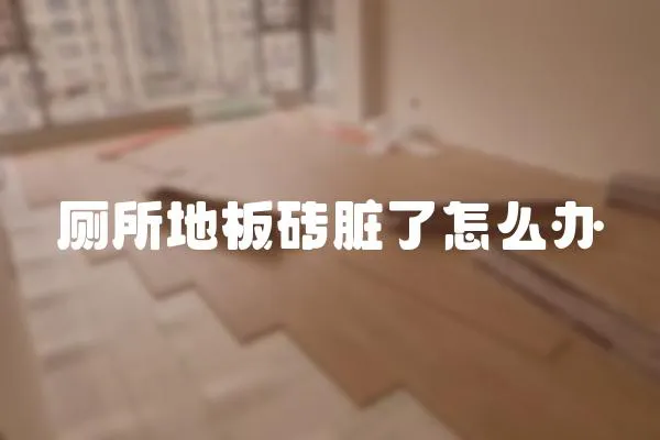 廁所地板磚臟了怎么辦